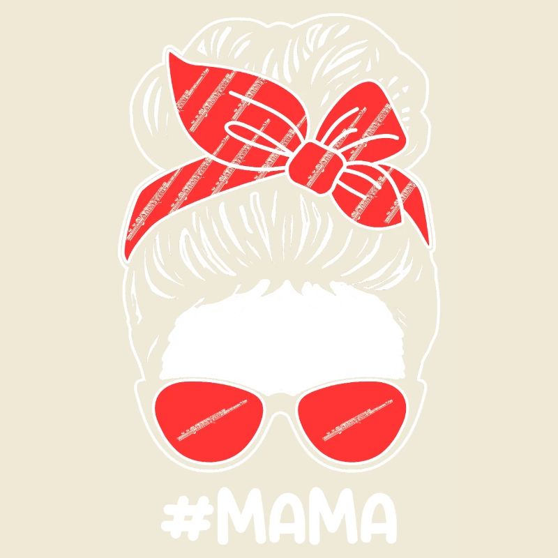 Flötist Mama Mutter Querflöte