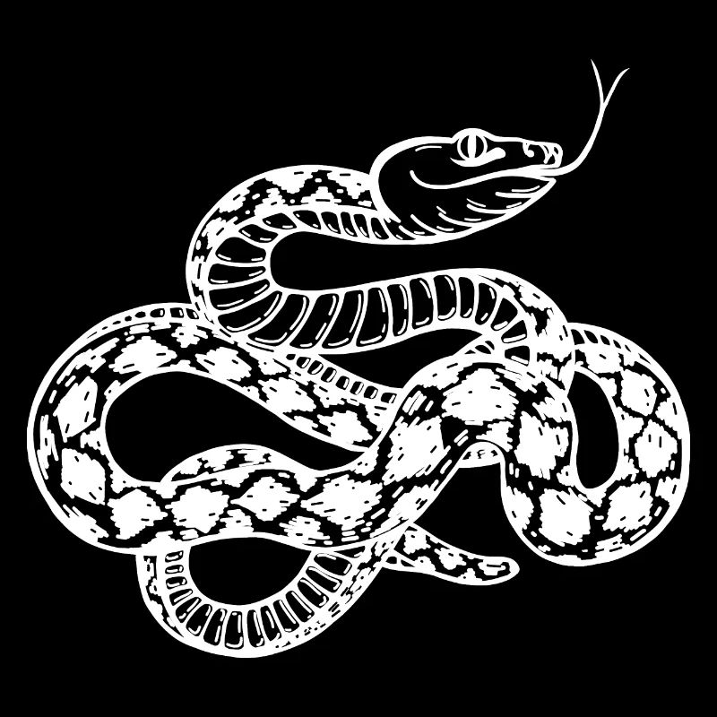 Serpent, blanc