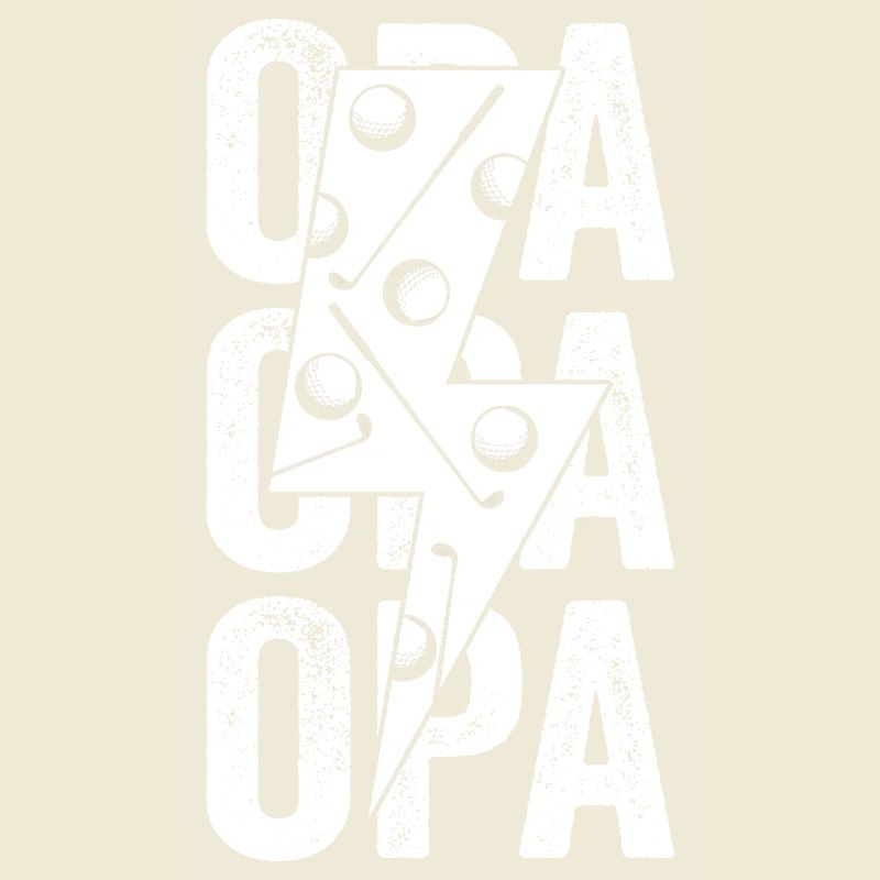 Golfspieler Opa Golf