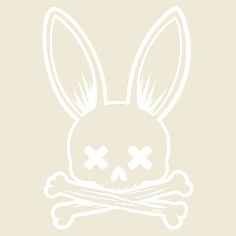 Squelette de crâne de lapin