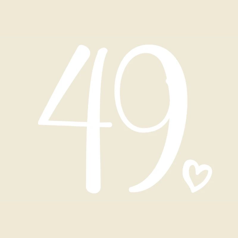Mignon numéro 49, 49 ans, cadeau de 49e anniversaire