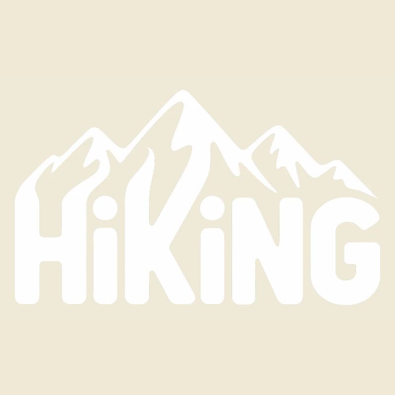 Typographie de randonnée - Hiking Design