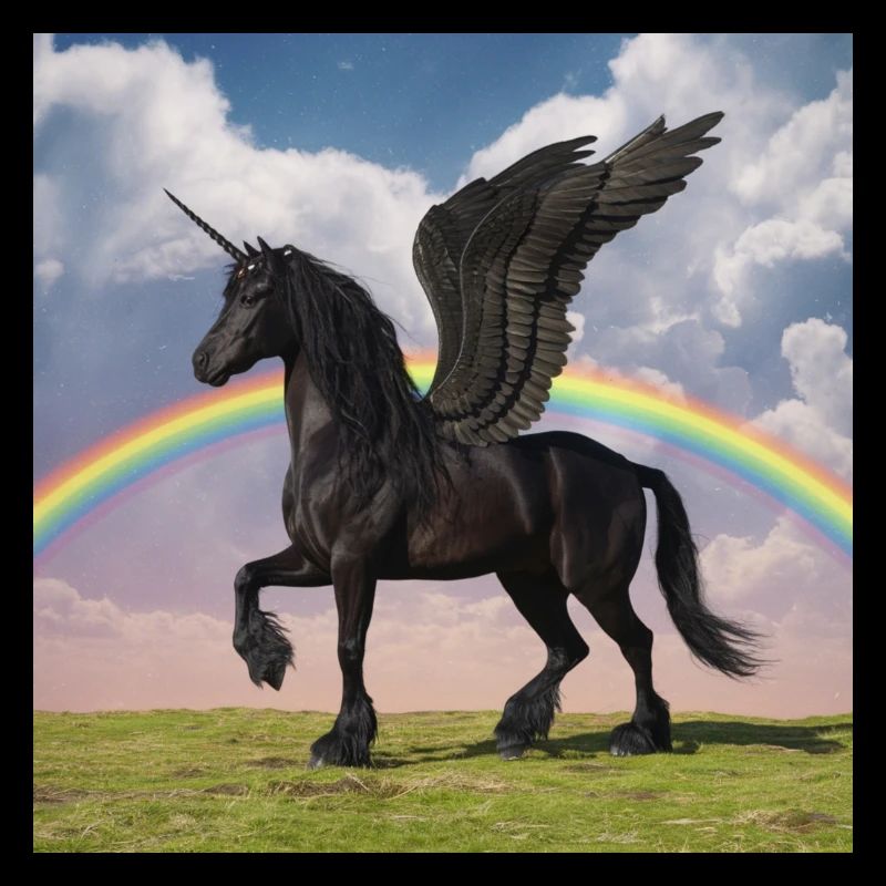 Alicorne noire