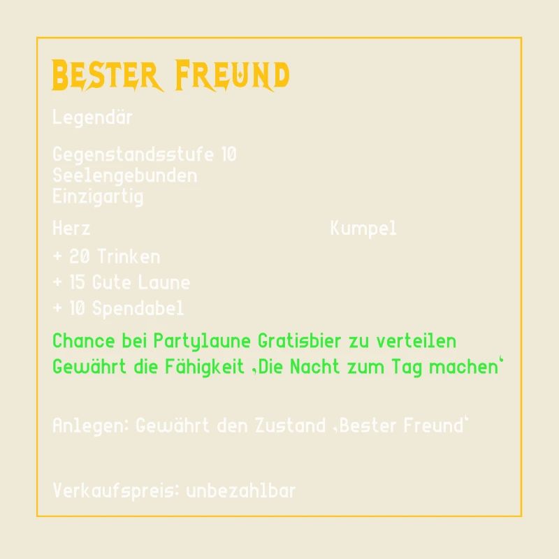 Legendärer Bester Freund Kumpel Legendär Held PC