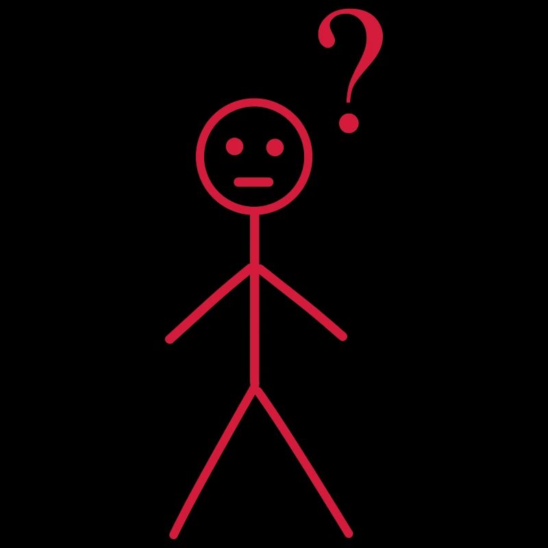 planloses Strichmännchen