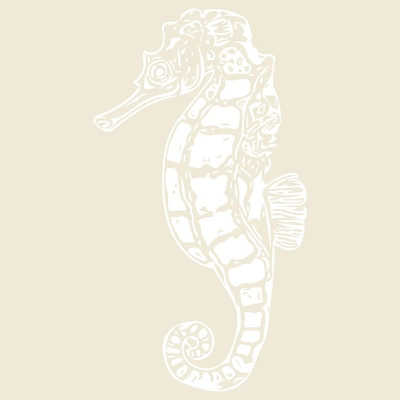 Vintage Seepferd - Vector Style