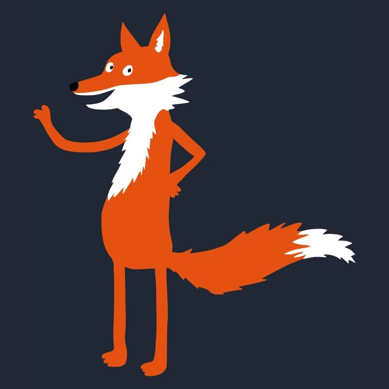 Fuchs steht