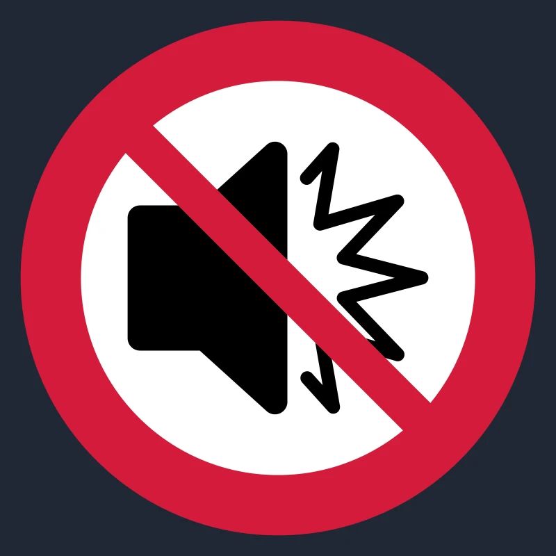 No sound - silent - mute - do not disturb - autism