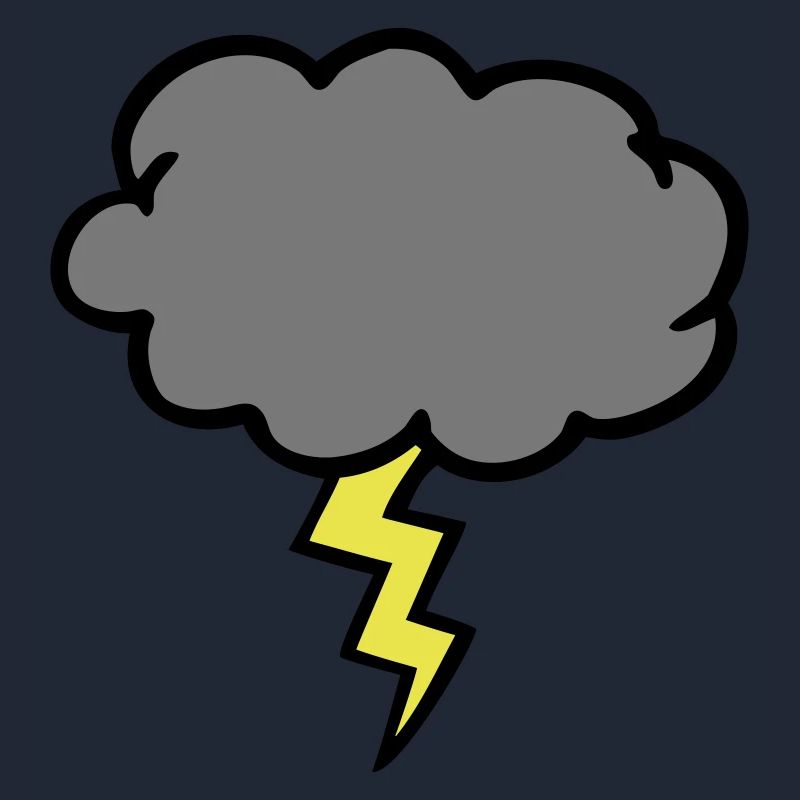 cloud thundercloud lightning thunderbolt