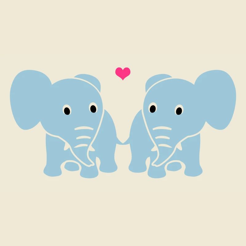 Les éléphants dans l'amour