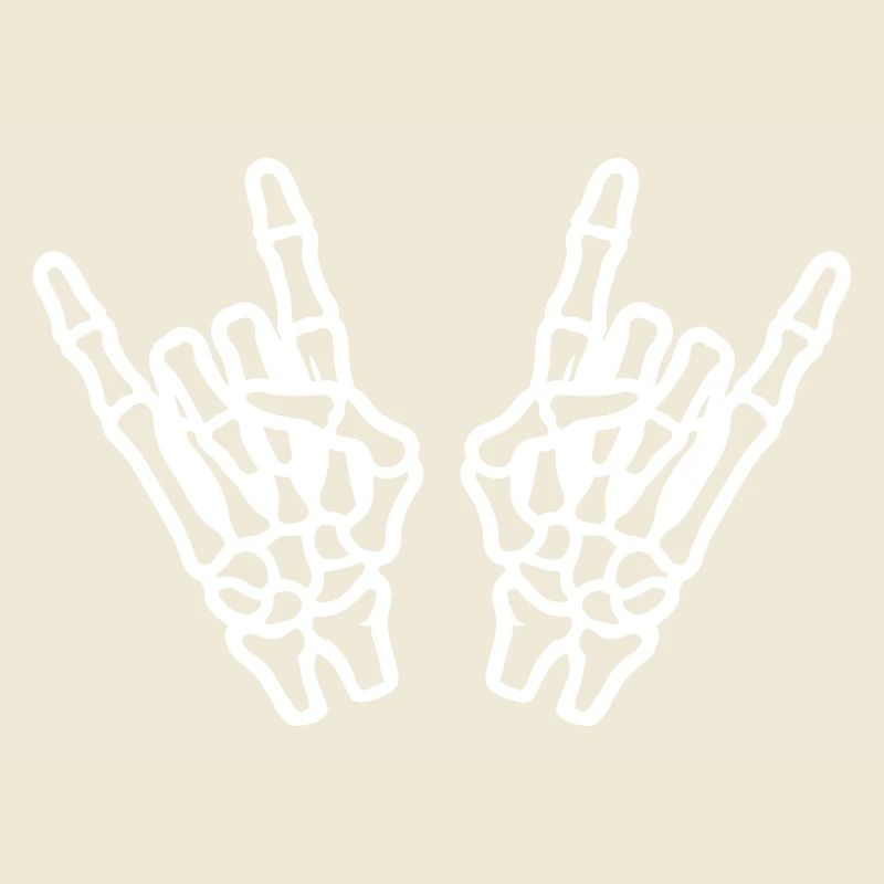 Hand Rock Skelett