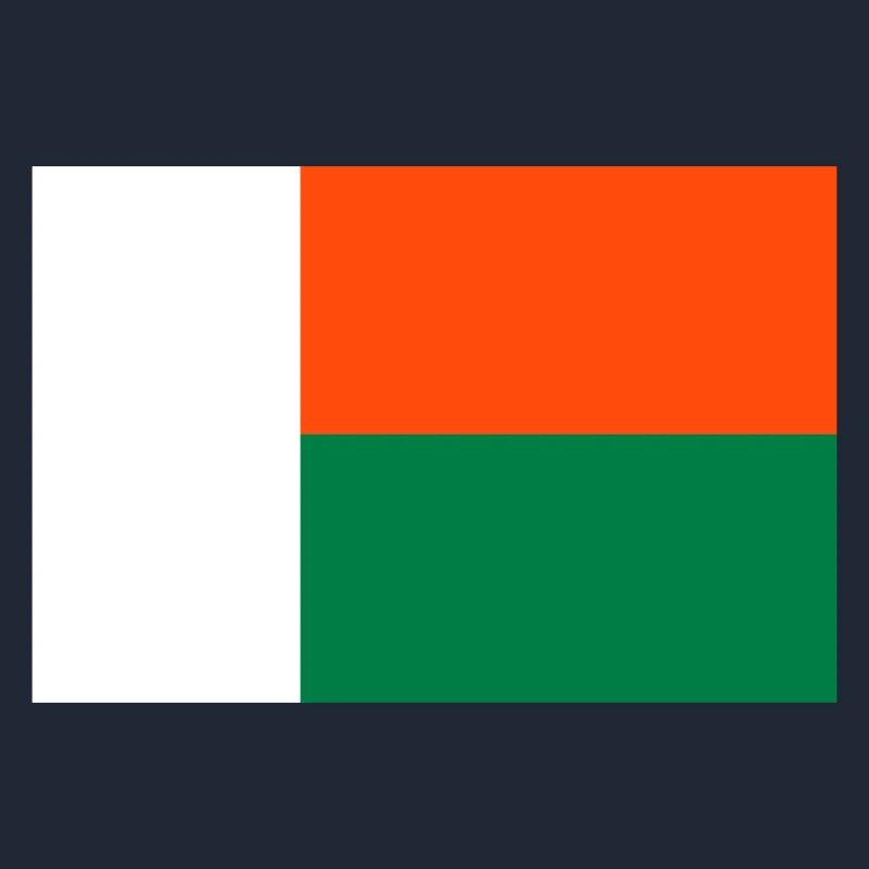 Flagge von Madagaskar