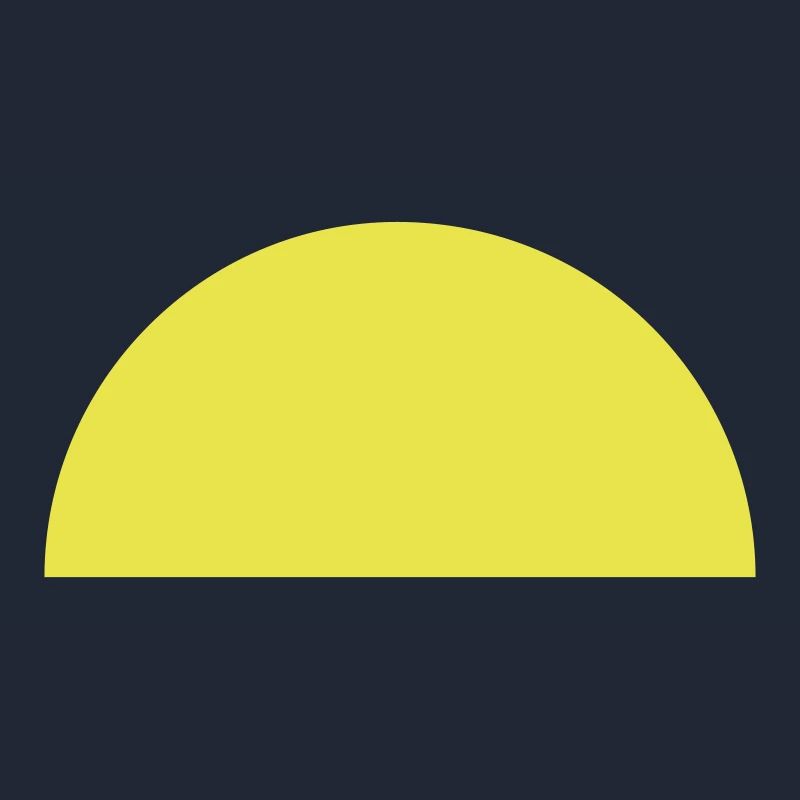 Halbkreis / half circle (1c)