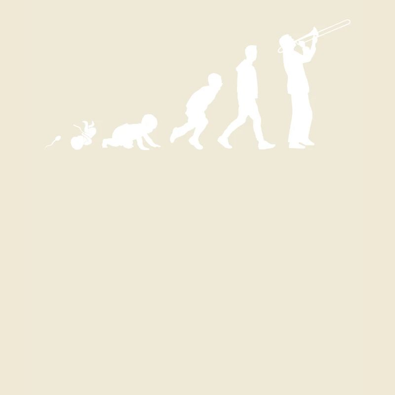 Posaune Fun Shirt Geschenke Grow Evolution