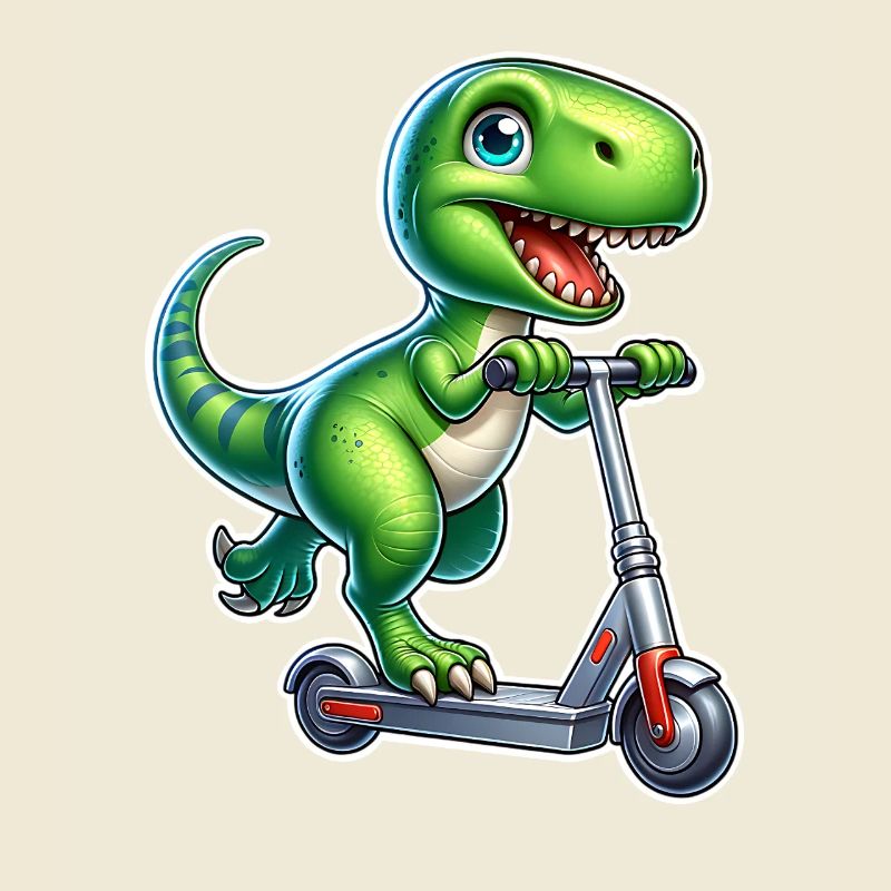E-Scooter E-Roller T Rex Dino Scooter