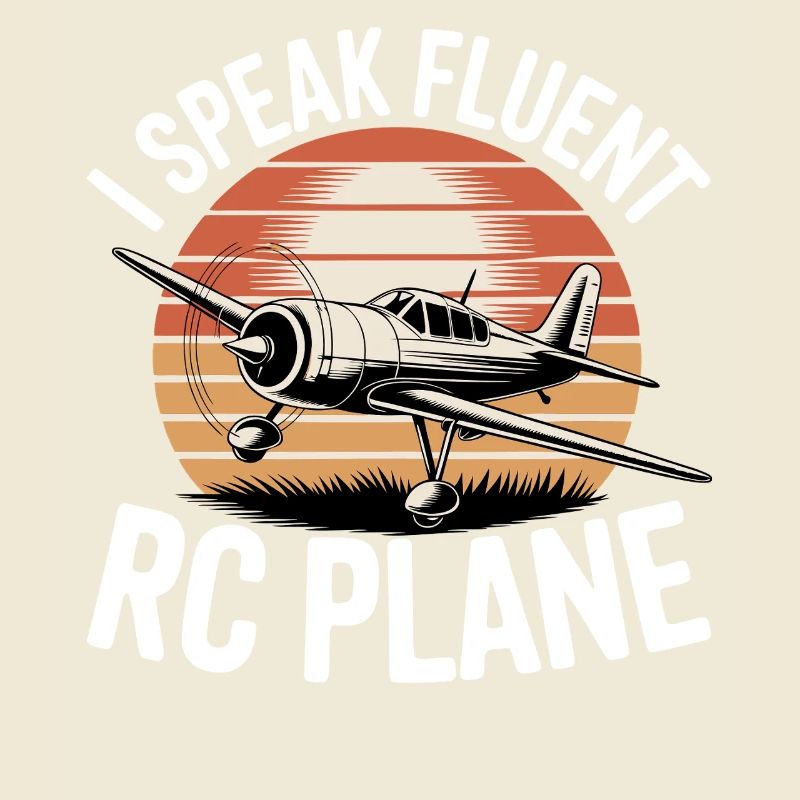 Ich spreche fließend rc Flugzeug Flugzeug Pilot Luftfahrt