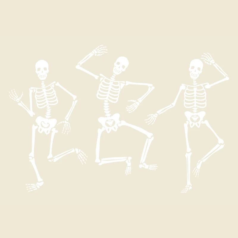 Dancing Skeletons Halloween Skeleton Dancing Funny