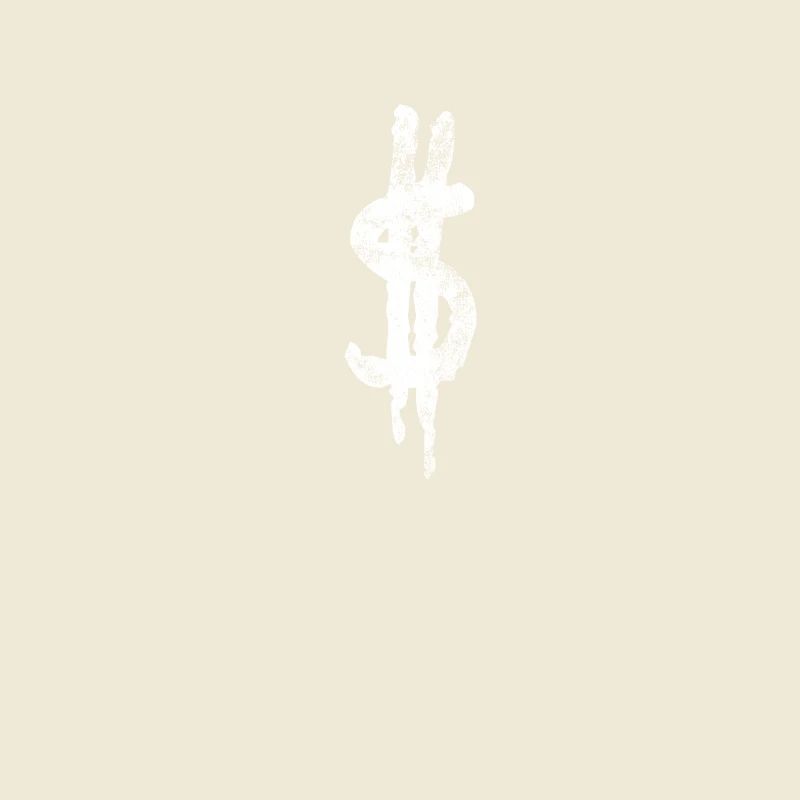 Dollar sign white