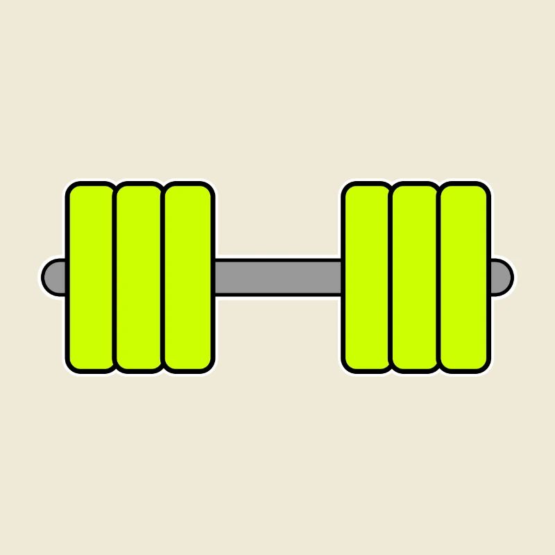 Dumbbell Yellow