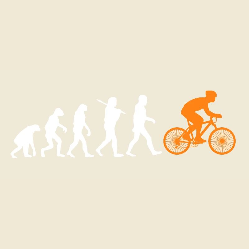 Evolution Fahrrad Bicycle Radsport Geschenk cool