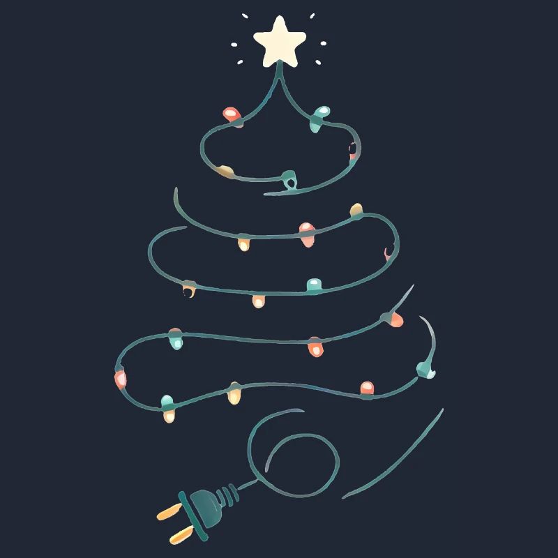 Christmas Tree String Lights Design