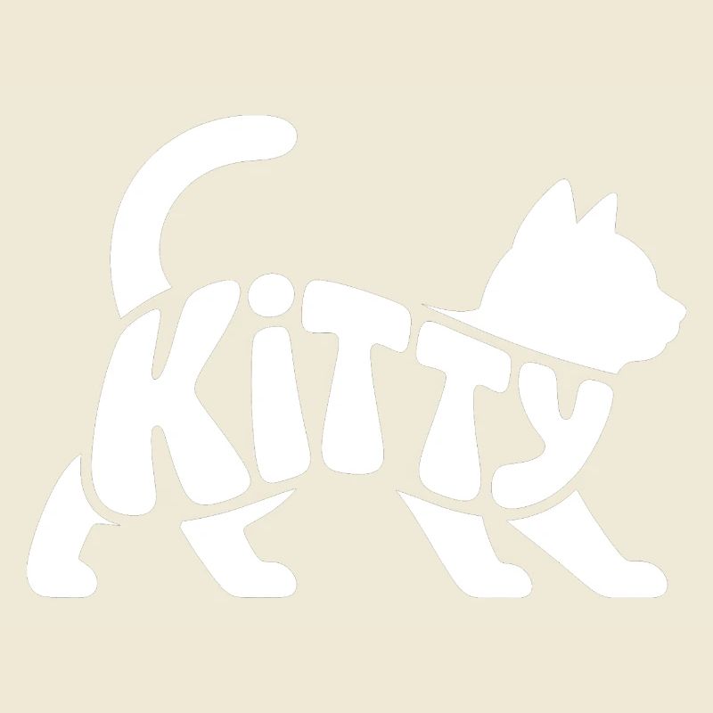 Kitty - Conception de chat de compagnie mignon