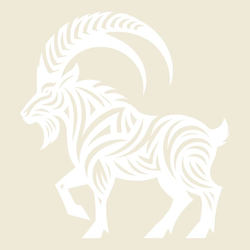 Steinbock Tattoo Style