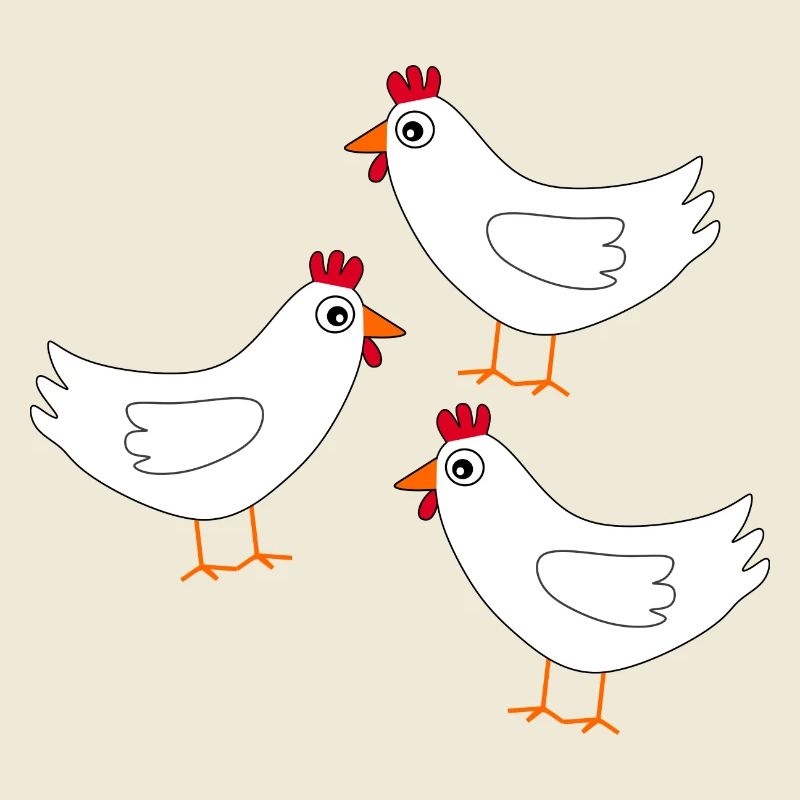 white chicken funny
