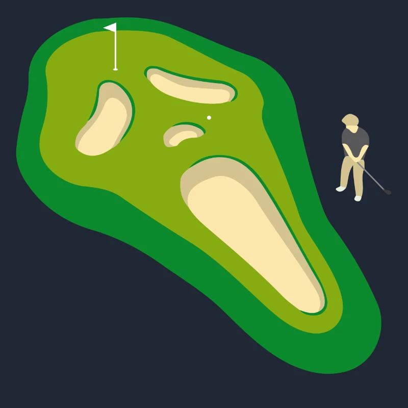 Crâne de golf
