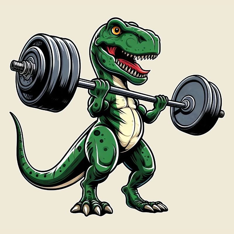 T-Rex Workout Haltères Développé couché Cool
