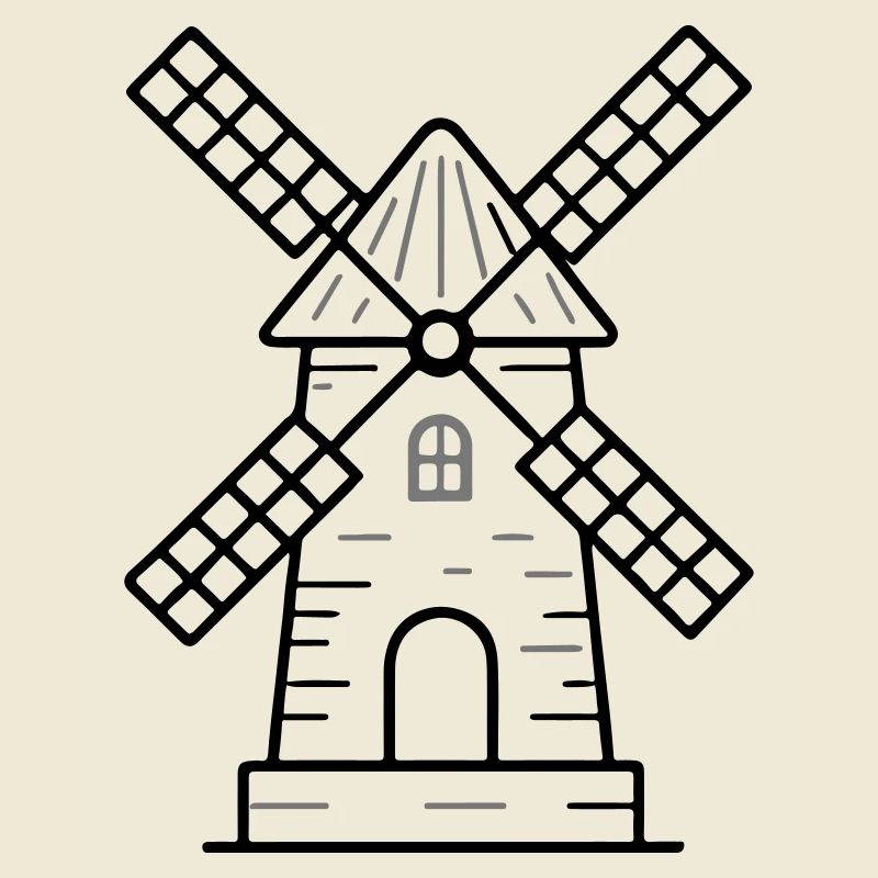 Windmühle Symbol