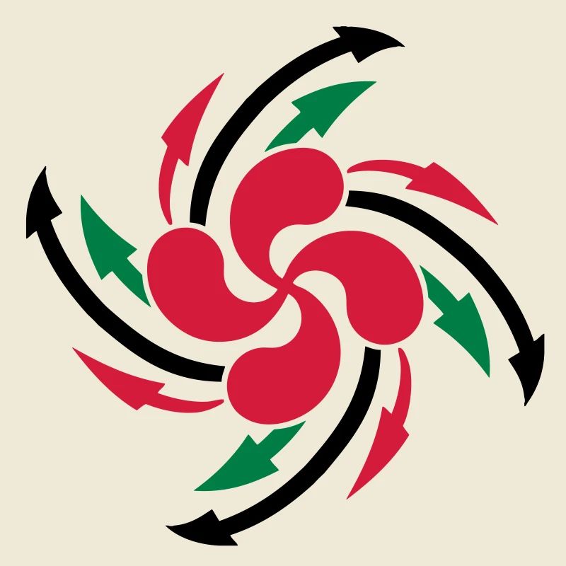 lauburu basque cross design