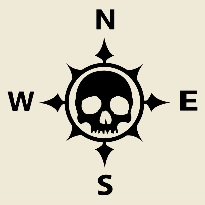 Skull Kompass Schädel