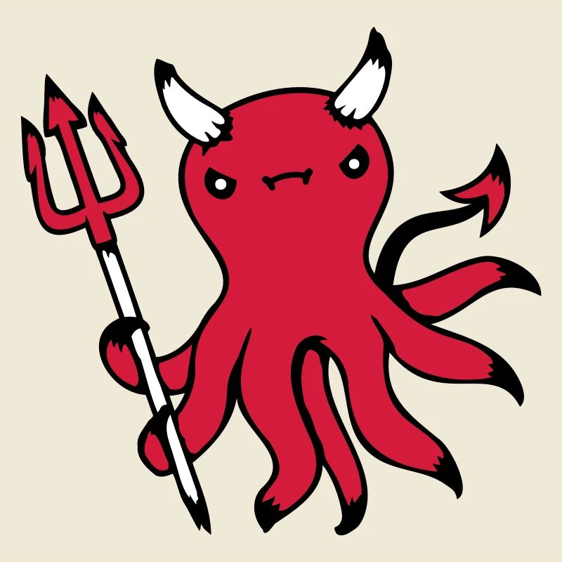 Octopus Devil Hell Satan Evil Purgatory Naughty