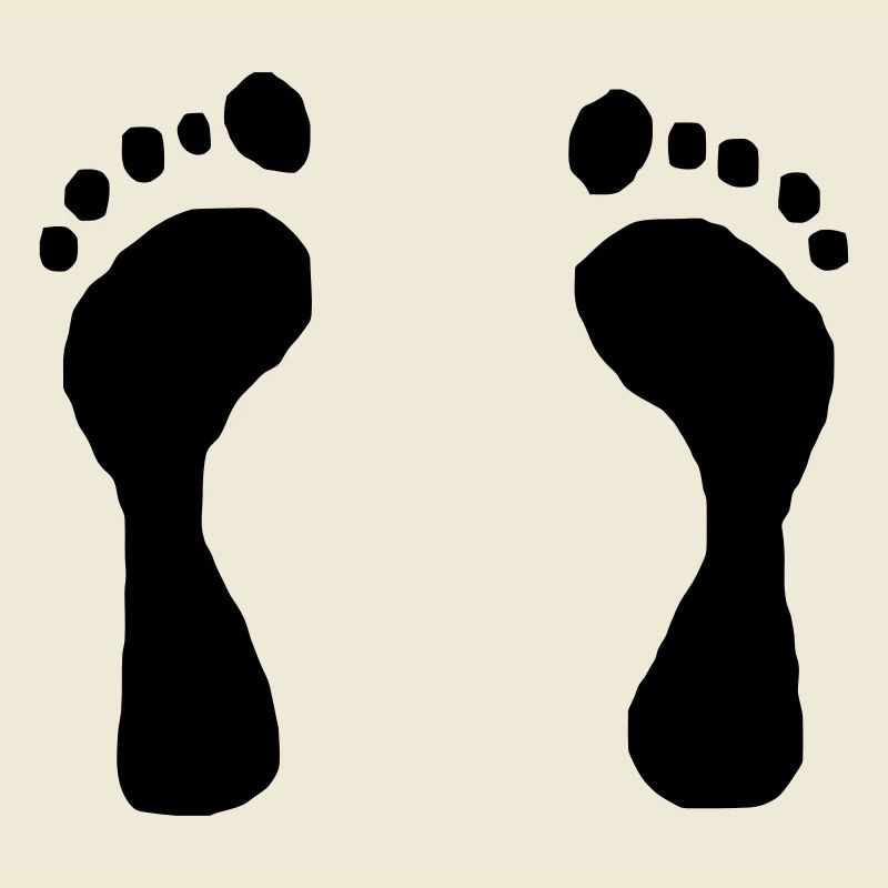 *footprints*
