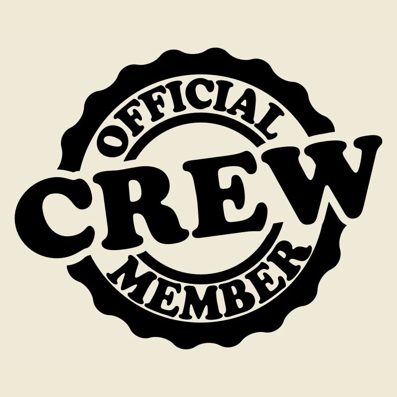Cooler Official Crew Member Stamp (Cachet du membre de texte officiel de l’équipage Cooler)