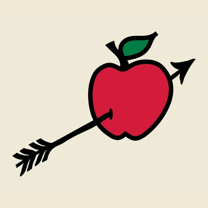 Wilhelm Tell Apfel I love