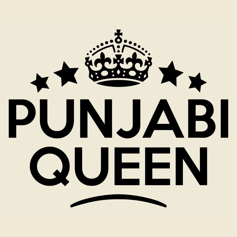 punjabi queen keep calm style copy