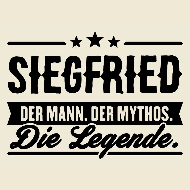 Man Myth Legend Siegfried