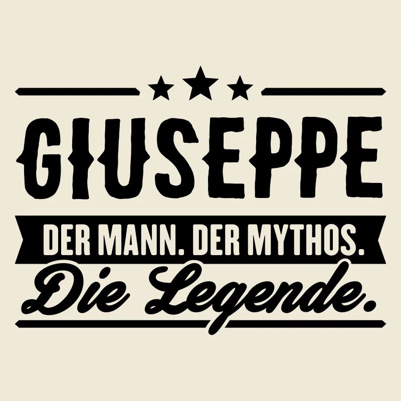 Man Myth Legend Giuseppe
