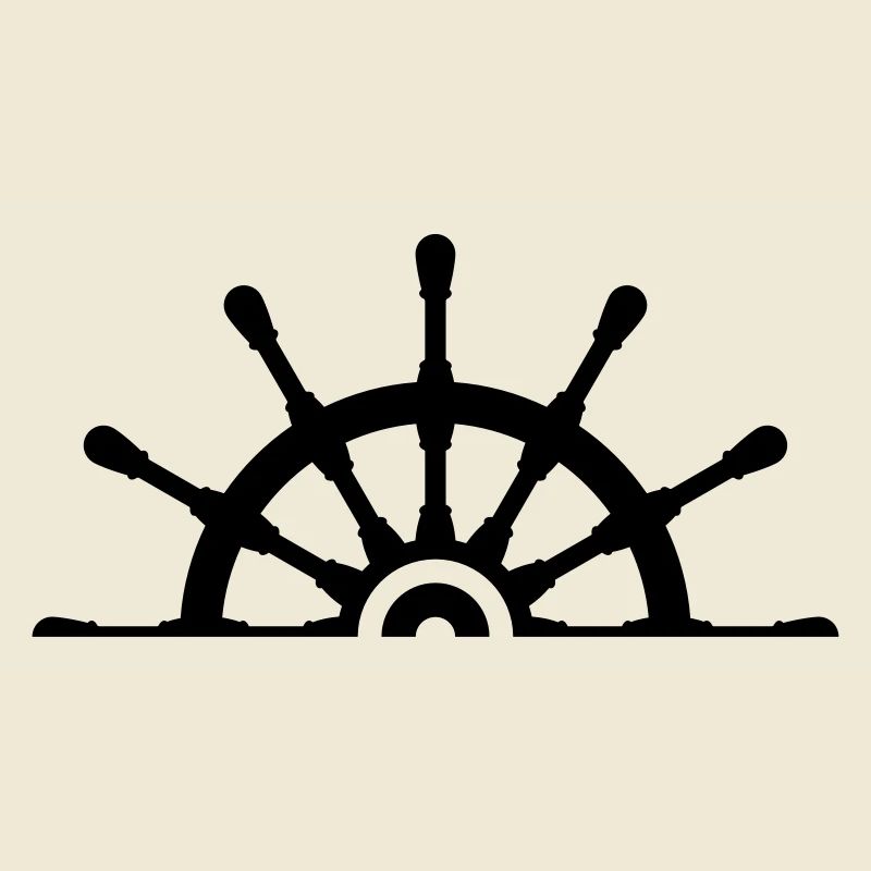 Half Ship Steering Wheel