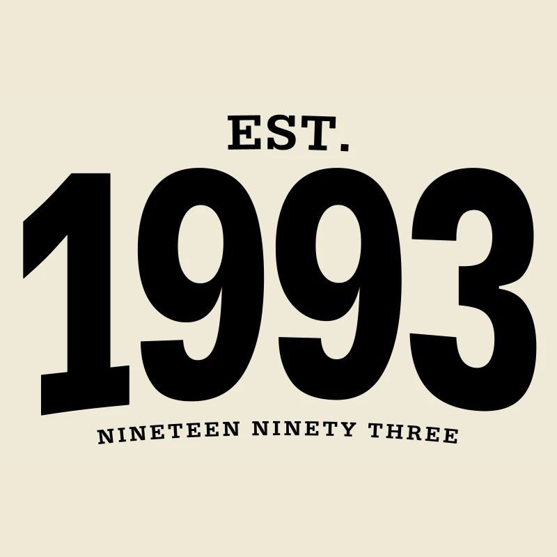 EST. 1993 Nineteen Ninety Three