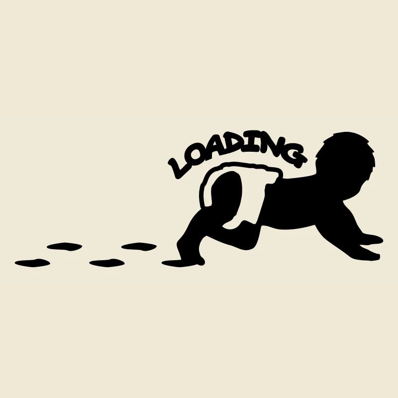 Baby Is Loading Logo Design