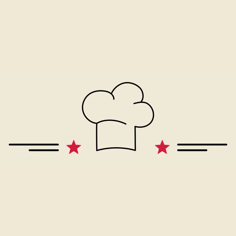 Chef's hat with stars