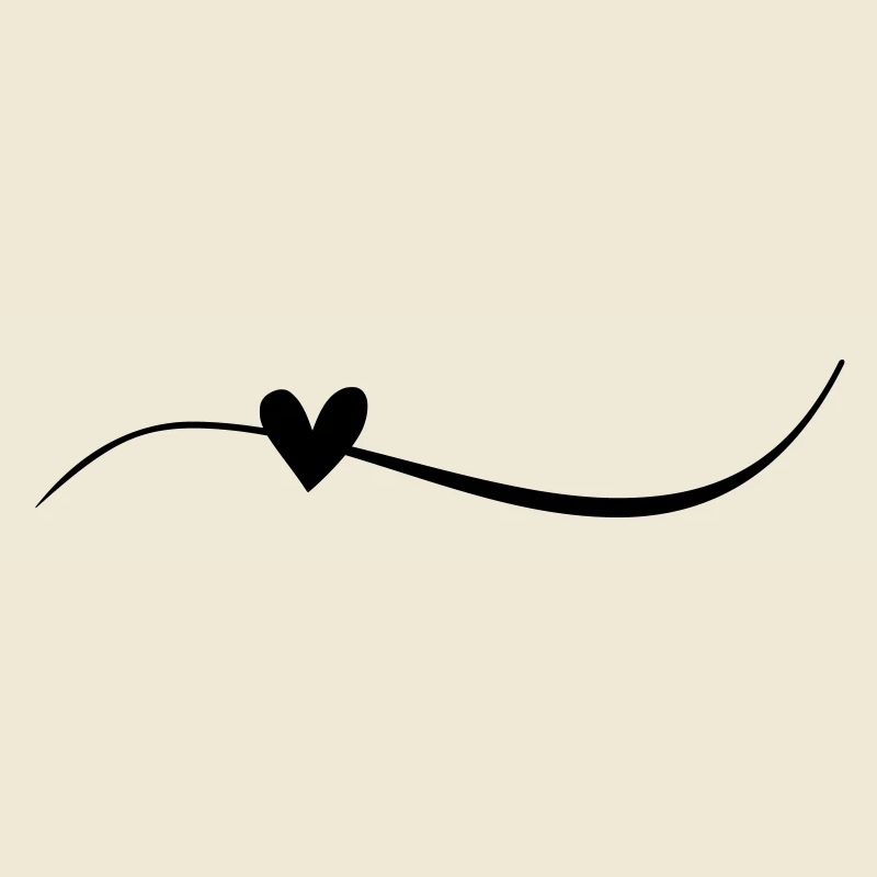 Line with heart