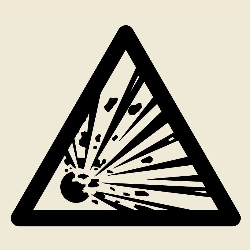 Symbole de danger - Explosifs