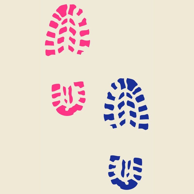 trace pas chaussure 232