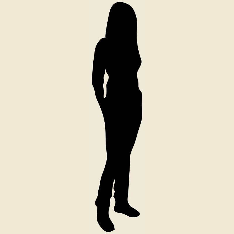 Frau Körper Silhouette Vektor-Design