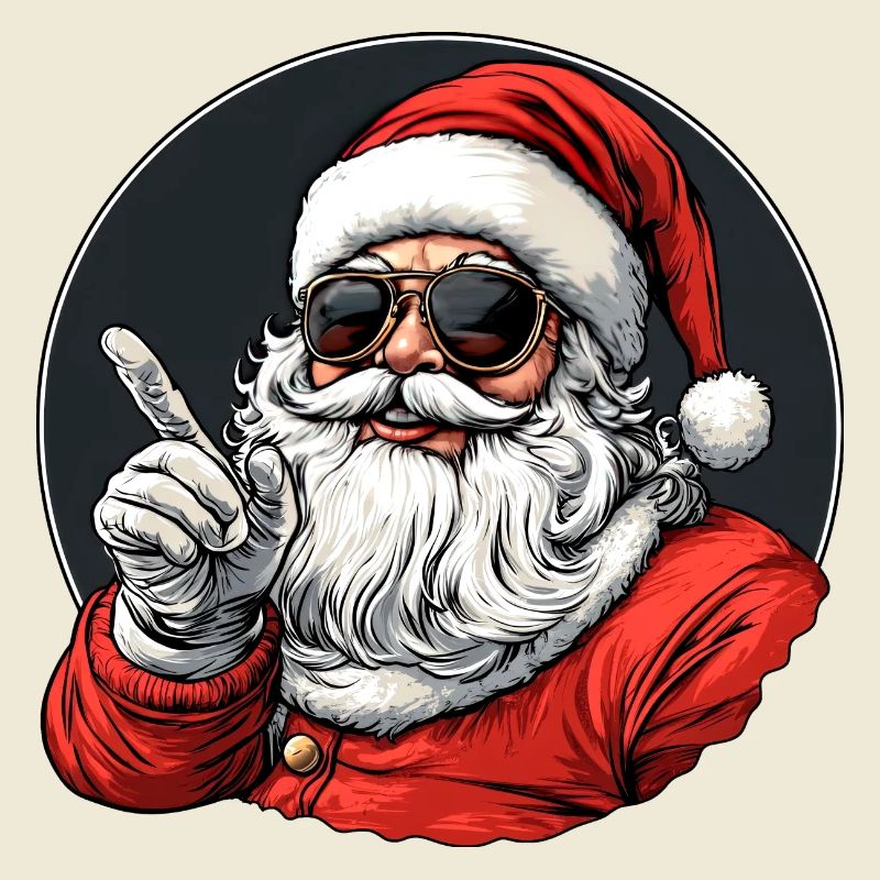 Père Noël cool