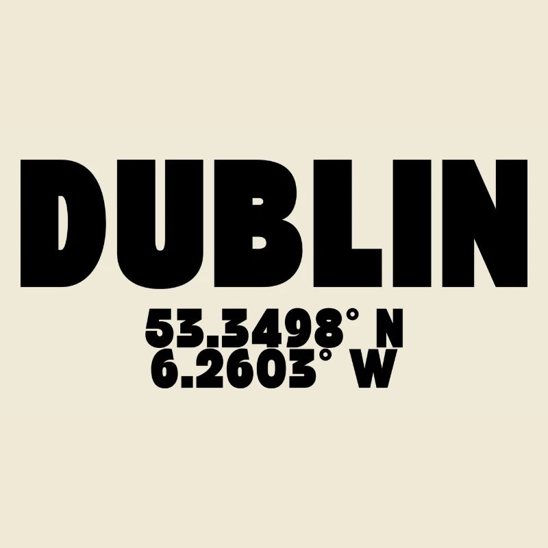 Dublin - Design avec coordonnées